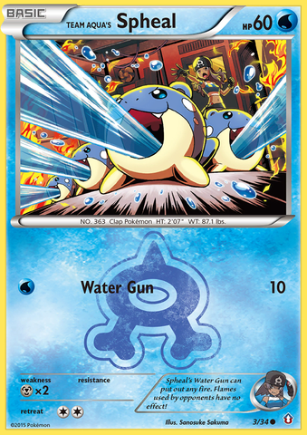 Team Aqua's Spheal (3/34) [XY: Double Crisis] - Card Brawlers | Quebec | Canada | Yu-Gi-Oh!