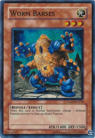 Worm Barses [HA01-EN018] Super Rare - Card Brawlers | Quebec | Canada | Yu-Gi-Oh!