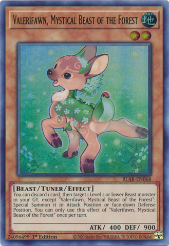 Valerifawn, Mystical Beast of the Forest [BLAR-EN068] Ultra Rare - Card Brawlers | Quebec | Canada | Yu-Gi-Oh!