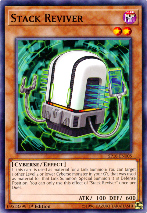 Stack Reviver [SP18-EN005] Common - Card Brawlers | Quebec | Canada | Yu-Gi-Oh!