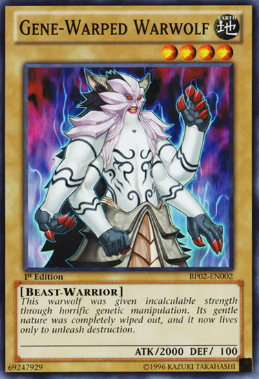 Gene-Warped Warwolf [BP02-EN002] Mosaic Rare - Card Brawlers | Quebec | Canada | Yu-Gi-Oh!