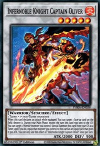 Infernoble Knight Captain Oliver [PHRA-EN038] Super Rare - Card Brawlers | Quebec | Canada | Yu-Gi-Oh!