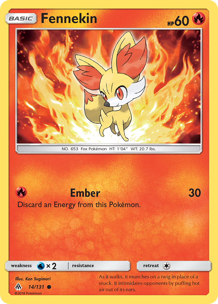 Fennekin (14/131) [Sun & Moon: Forbidden Light] - Card Brawlers | Quebec | Canada | Yu-Gi-Oh!