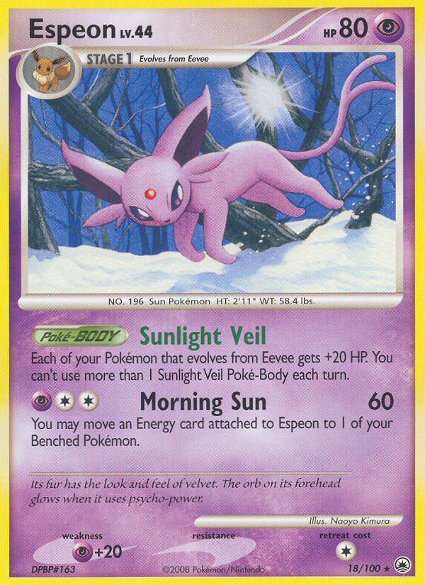 Espeon (18/100) [Diamond & Pearl: Majestic Dawn] - Card Brawlers | Quebec | Canada | Yu-Gi-Oh!