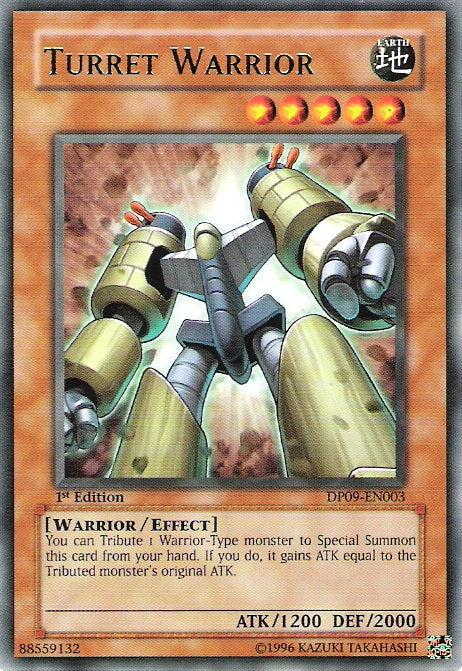 Turret Warrior [DP09-EN003] Rare - Yu-Gi-Oh! - Card Brawlers | Quebec | Canada |