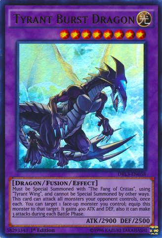 Tyrant Burst Dragon [DRL3-EN058] Ultra Rare - Card Brawlers | Quebec | Canada | Yu-Gi-Oh!