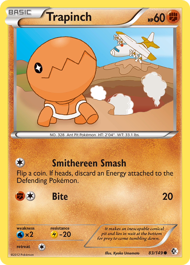 Trapinch (83/149) [Black & White: Boundaries Crossed] - Card Brawlers | Quebec | Canada | Yu-Gi-Oh!