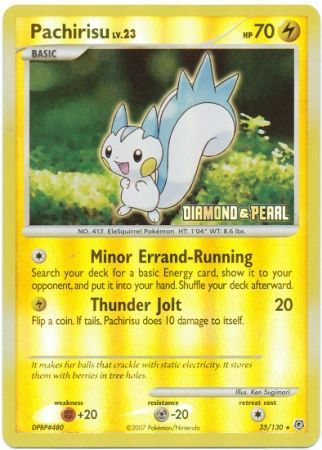 Pachirisu (35/130) [Burger King Promos: 2008 Collection] - Card Brawlers | Quebec | Canada | Yu-Gi-Oh!