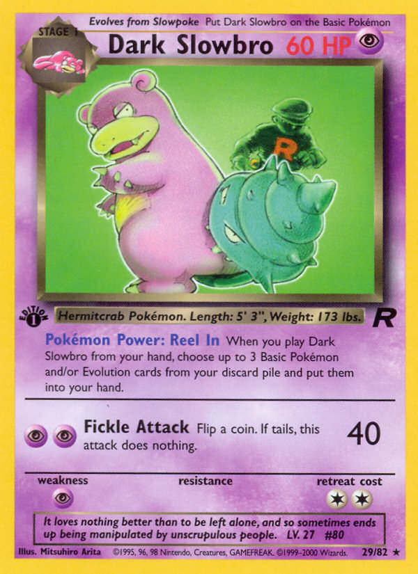 Dark Slowbro (29/82) [Team Rocket 1st Edition] - Card Brawlers | Quebec | Canada | Yu-Gi-Oh!