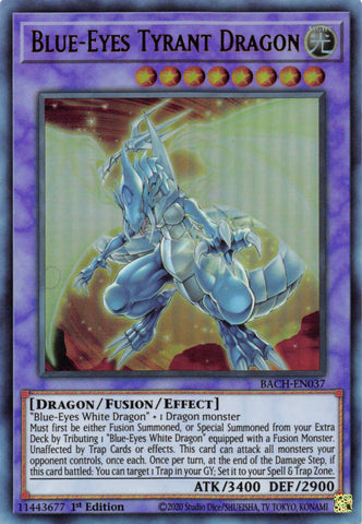 Blue-Eyes Tyrant Dragon [BACH-EN037] Ultra Rare - Card Brawlers | Quebec | Canada | Yu-Gi-Oh!