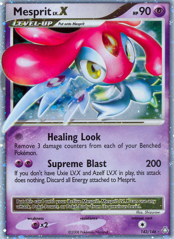Mesprit LV.X (143/146) [Diamond & Pearl: Legends Awakened] - Card Brawlers | Quebec | Canada | Yu-Gi-Oh!