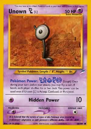 Unown [L] (86/105) [Neo Destiny Unlimited] - Card Brawlers | Quebec | Canada | Yu-Gi-Oh!