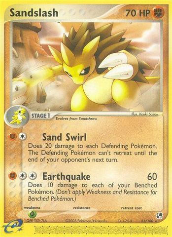 Sandslash (21/100) [EX: Sandstorm] - Card Brawlers | Quebec | Canada | Yu-Gi-Oh!