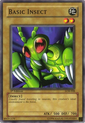 Basic Insect [LOB-008] Common - Card Brawlers | Quebec | Canada | Yu-Gi-Oh!