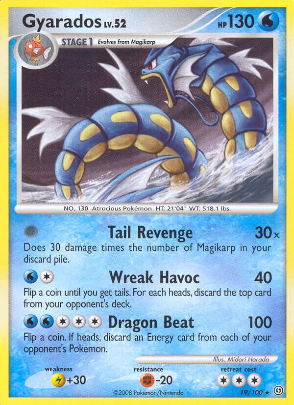 Gyarados (19/100) (Theme Deck Exclusive) [Diamond & Pearl: Stormfront] - Card Brawlers | Quebec | Canada | Yu-Gi-Oh!