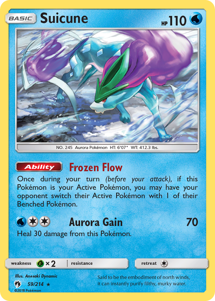 Suicune (59/214) [Sun & Moon: Lost Thunder] - Card Brawlers | Quebec | Canada | Yu-Gi-Oh!