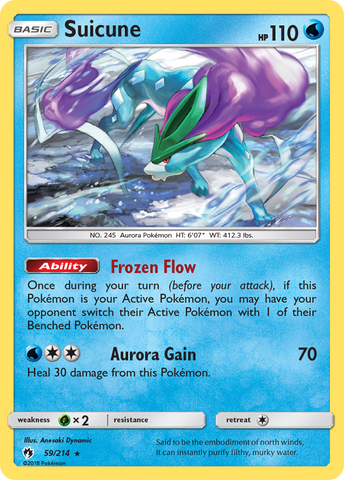 Suicune (59/214) [Sun & Moon: Lost Thunder] - Card Brawlers | Quebec | Canada | Yu-Gi-Oh!