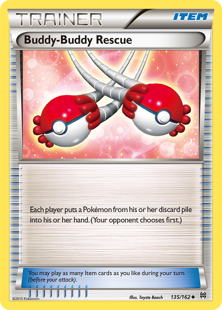 Buddy-Buddy Rescue (135/162) [XY: BREAKthrough] - Card Brawlers | Quebec | Canada | Yu-Gi-Oh!