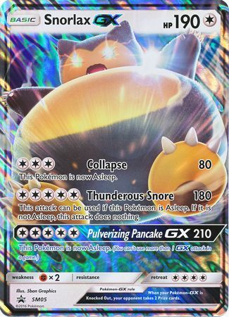 Snorlax GX (SM05) (Jumbo Card) [Sun & Moon: Black Star Promos] - Card Brawlers | Quebec | Canada | Yu-Gi-Oh!