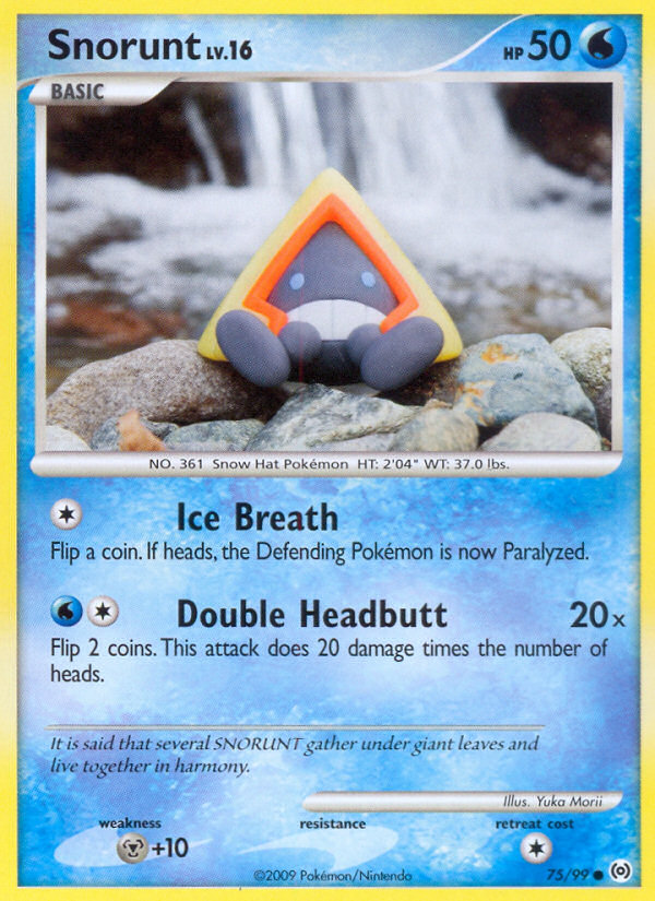 Snorunt (75/99) [Platinum: Arceus] - Card Brawlers | Quebec | Canada | Yu-Gi-Oh!