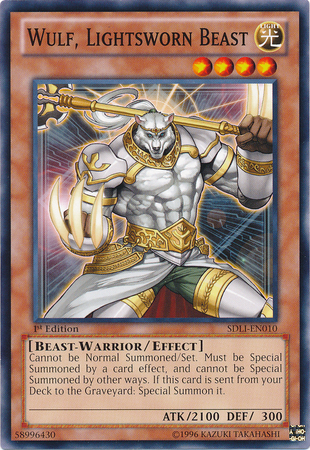 Wulf, Lightsworn Beast [SDLI-EN010] Common - Yu-Gi-Oh! - Card Brawlers | Quebec | Canada |