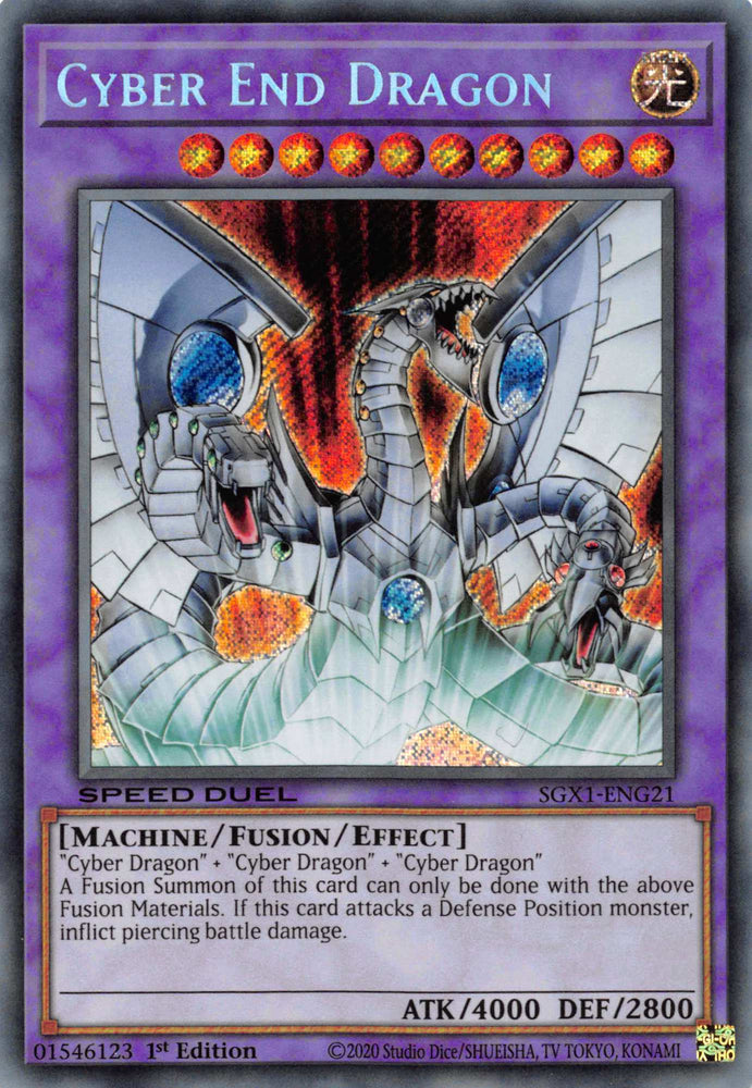 Cyber End Dragon [SGX1-ENG21] Secret Rare - Card Brawlers | Quebec | Canada | Yu-Gi-Oh!