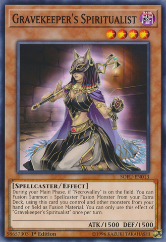 Gravekeeper's Spiritualist [SOFU-EN013] Common - Yu-Gi-Oh! - Card Brawlers | Quebec | Canada |