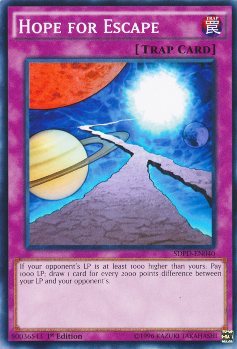 Hope for Escape [SDPD-EN040] Common - Card Brawlers | Quebec | Canada | Yu-Gi-Oh!