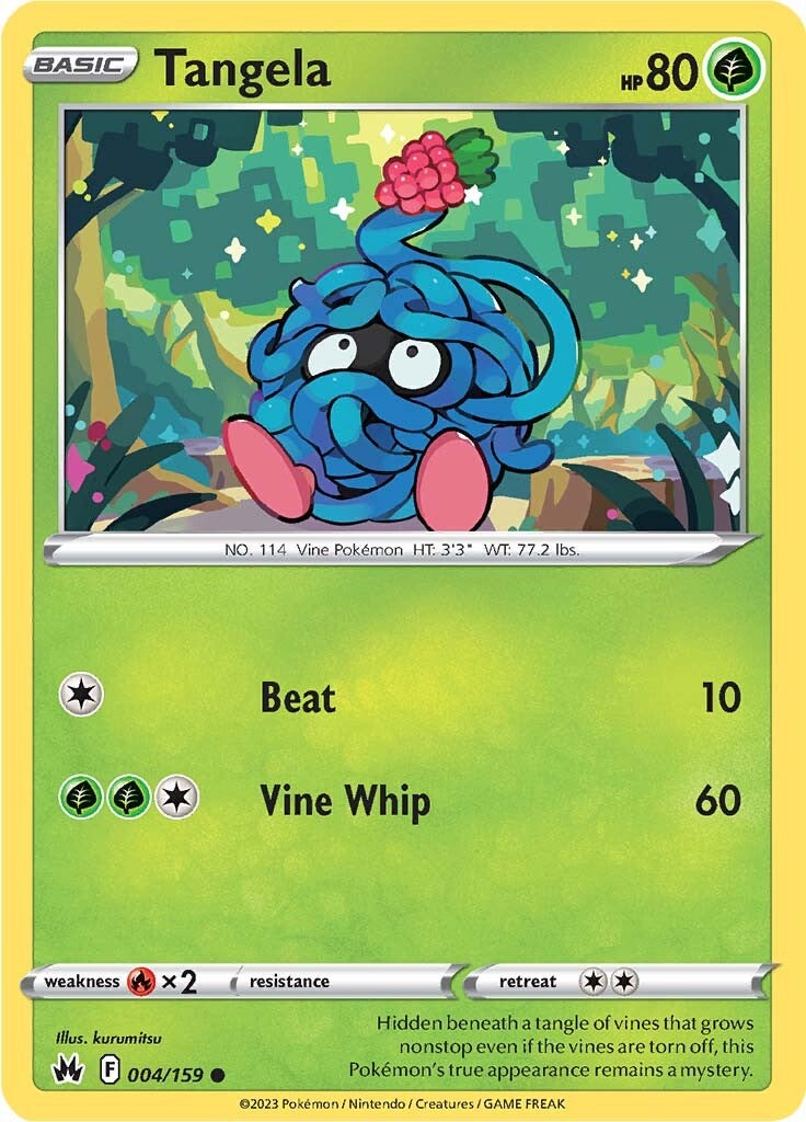Tangela (004/159) [Sword & Shield: Crown Zenith] - Card Brawlers | Quebec | Canada | Yu-Gi-Oh!