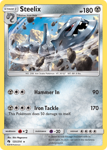 Steelix (125/214) [Sun & Moon: Lost Thunder] - Card Brawlers | Quebec | Canada | Yu-Gi-Oh!