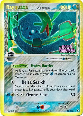 Rayquaza (16/110) (Delta Species) (Stamped) [EX: Holon Phantoms] - Card Brawlers | Quebec | Canada | Yu-Gi-Oh!