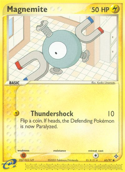 Magnemite (63/97) [EX: Dragon] - Card Brawlers | Quebec | Canada | Yu-Gi-Oh!