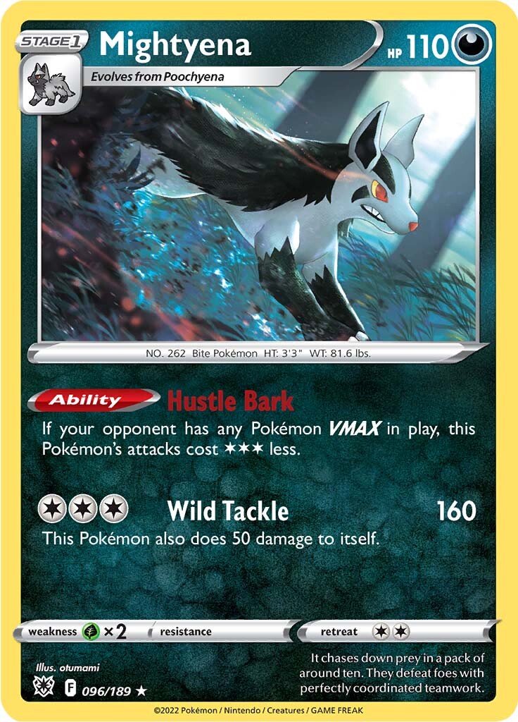 Mightyena (096/189) [Sword & Shield: Astral Radiance] - Card Brawlers | Quebec | Canada | Yu-Gi-Oh!