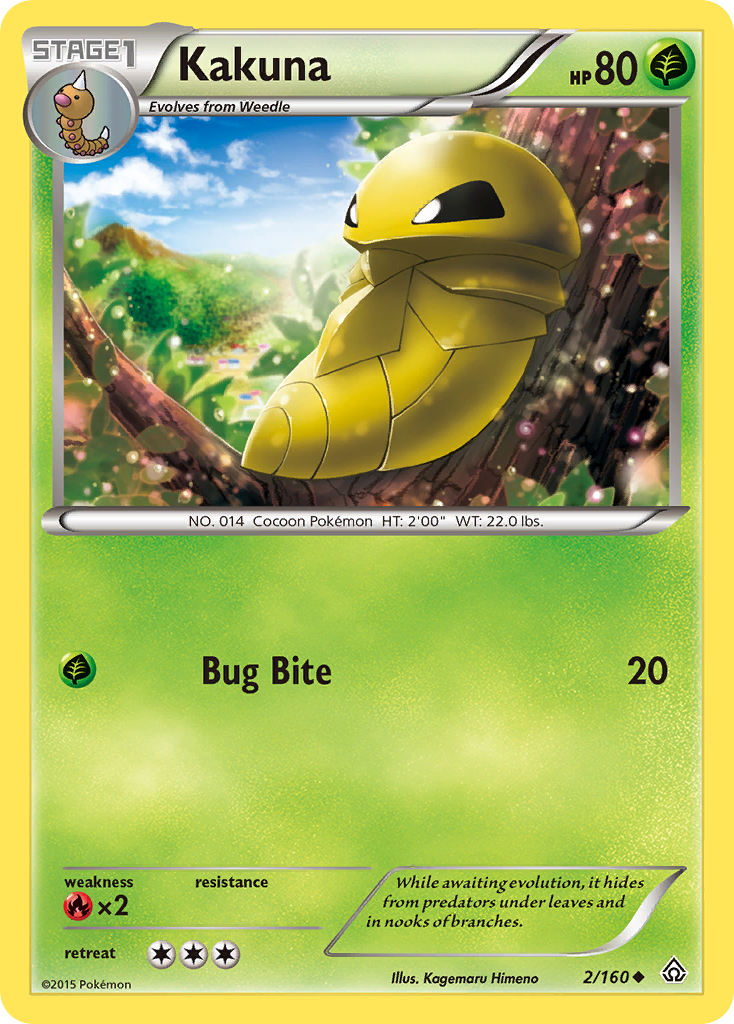Kakuna (2/160) [XY: Primal Clash] - Card Brawlers | Quebec | Canada | Yu-Gi-Oh!