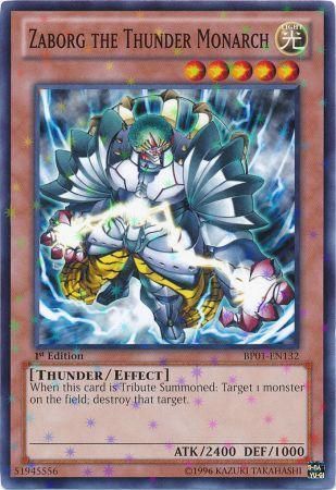 Zaborg the Thunder Monarch [BP01-EN132] Starfoil Rare - Card Brawlers | Quebec | Canada | Yu-Gi-Oh!