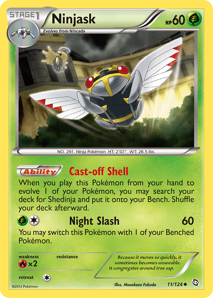 Ninjask (11/124) [Black & White: Dragons Exalted] - Card Brawlers | Quebec | Canada | Yu-Gi-Oh!