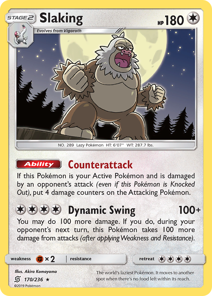Slaking (170/236) [Sun & Moon: Unified Minds] - Card Brawlers | Quebec | Canada | Yu-Gi-Oh!