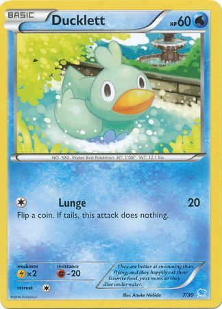 Ducklett (7/30) [XY: Trainer Kit 3 - Suicune] - Card Brawlers | Quebec | Canada | Yu-Gi-Oh!