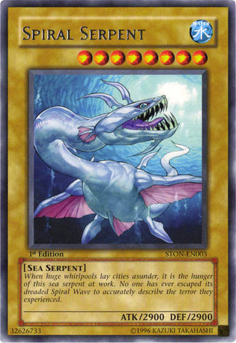 Spiral Serpent [STON-EN003] Rare - Card Brawlers | Quebec | Canada | Yu-Gi-Oh!