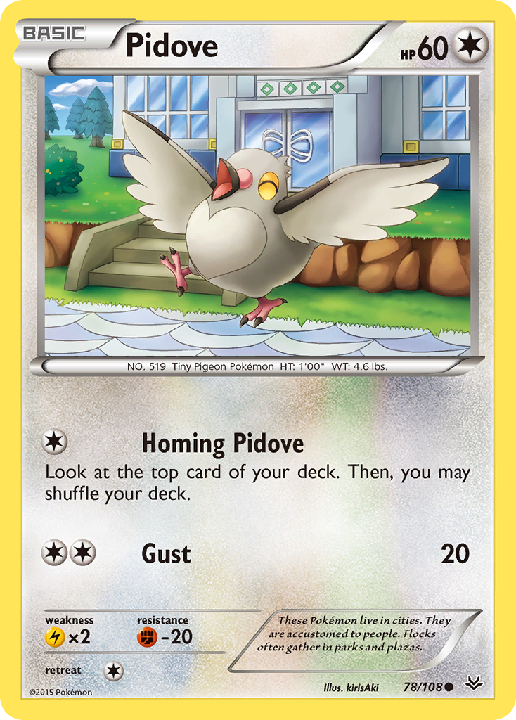 Pidove (78/108) [XY: Roaring Skies] - Card Brawlers | Quebec | Canada | Yu-Gi-Oh!