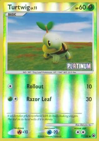 Turtwig (77/100) [Burger King Promos: 2009 Collection] - Card Brawlers | Quebec | Canada | Yu-Gi-Oh!