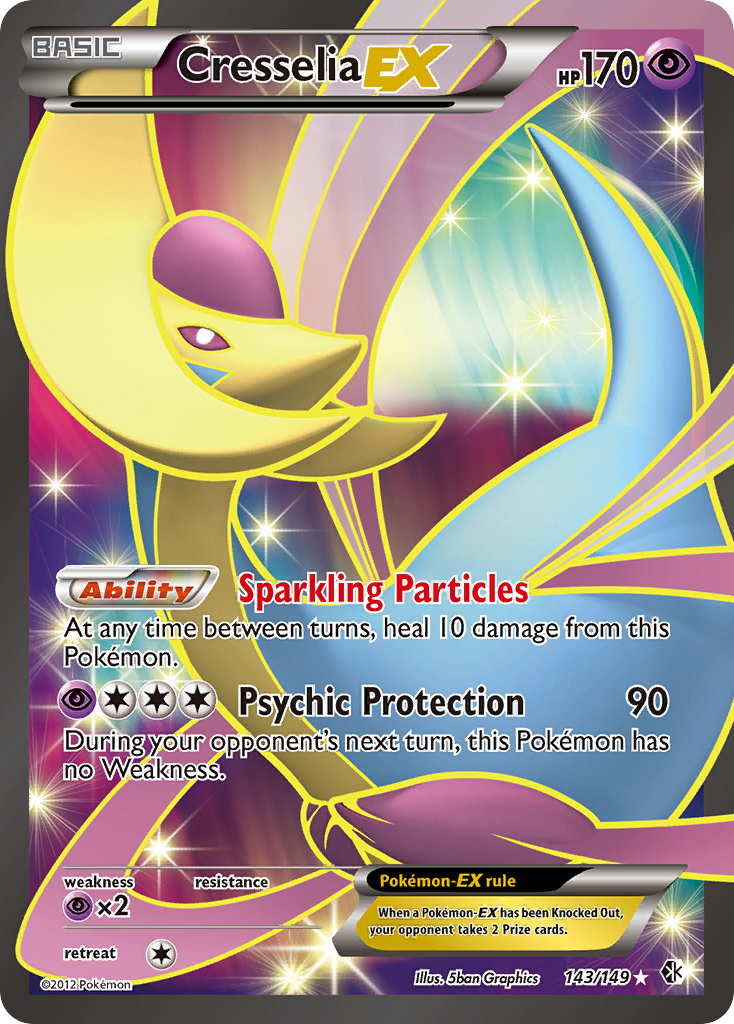 Cresselia EX (143/149) [Black & White: Boundaries Crossed] - Card Brawlers | Quebec | Canada | Yu-Gi-Oh!