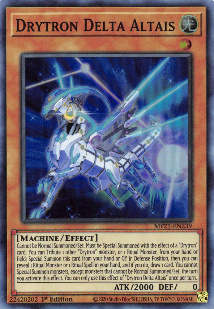 Drytron Delta Altais [MP21-EN239] Super Rare - Card Brawlers | Quebec | Canada | Yu-Gi-Oh!