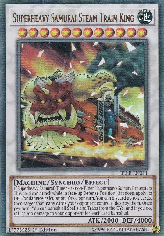 Superheavy Samurai Steam Train King [BLLR-EN011] Ultra Rare - Yu-Gi-Oh! - Card Brawlers | Quebec | Canada |