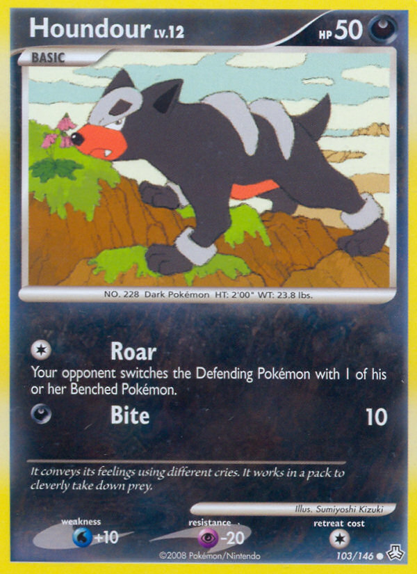 Houndour (103/146) [Diamond & Pearl: Legends Awakened] - Card Brawlers | Quebec | Canada | Yu-Gi-Oh!