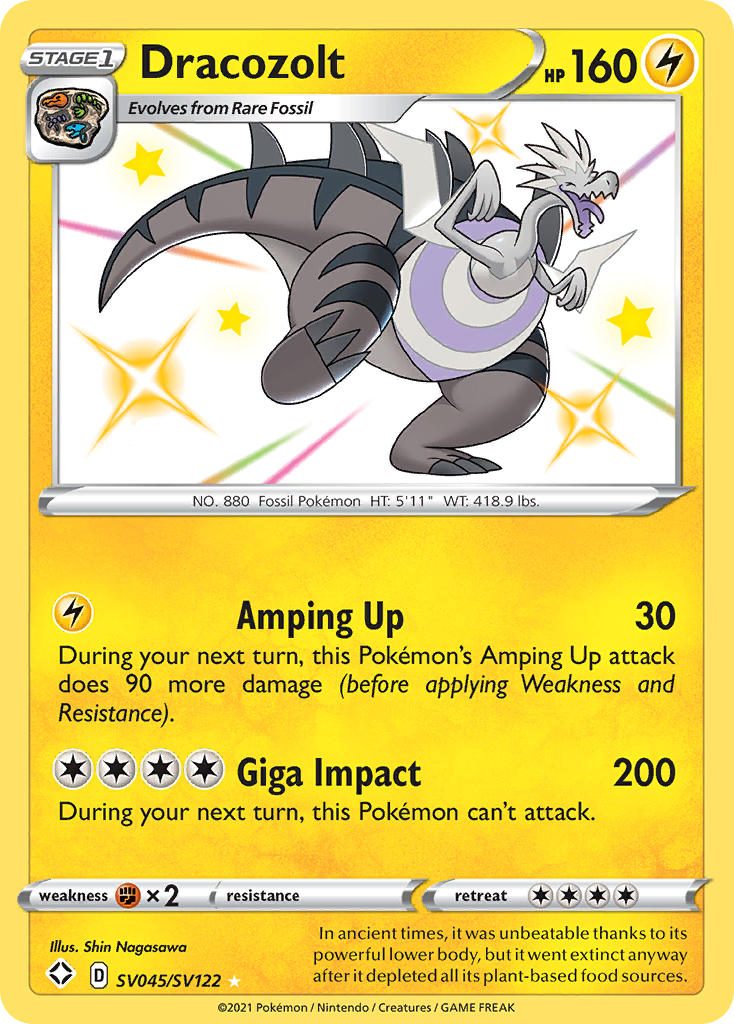 Dracozolt (SV045/SV122) [Sword & Shield: Shining Fates] - Card Brawlers | Quebec | Canada | Yu-Gi-Oh!