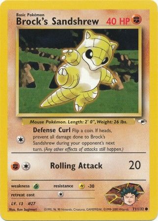 Brock's Sandshrew (71/132) [Gym Heroes Unlimited] - Card Brawlers | Quebec | Canada | Yu-Gi-Oh!