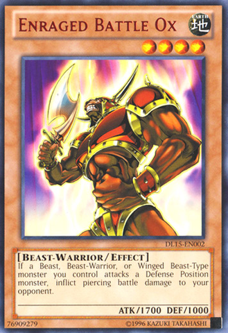 Enraged Battle Ox (Red) [DL15-EN002] Rare - Card Brawlers | Quebec | Canada | Yu-Gi-Oh!