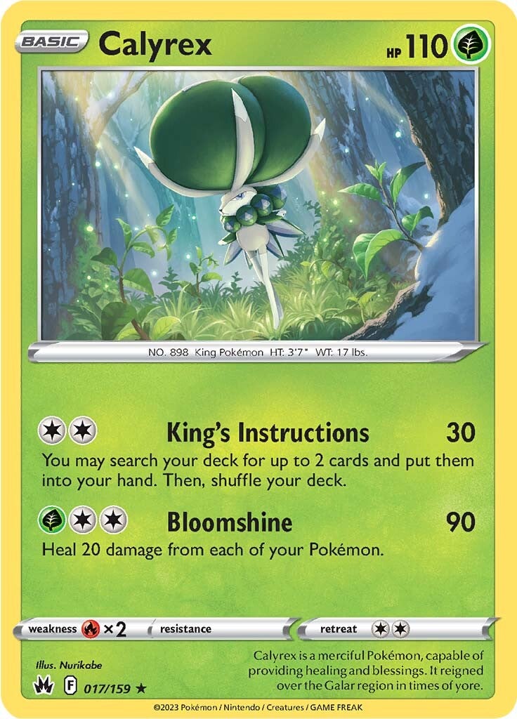 Calyrex (017/159) [Sword & Shield: Crown Zenith] - Card Brawlers | Quebec | Canada | Yu-Gi-Oh!