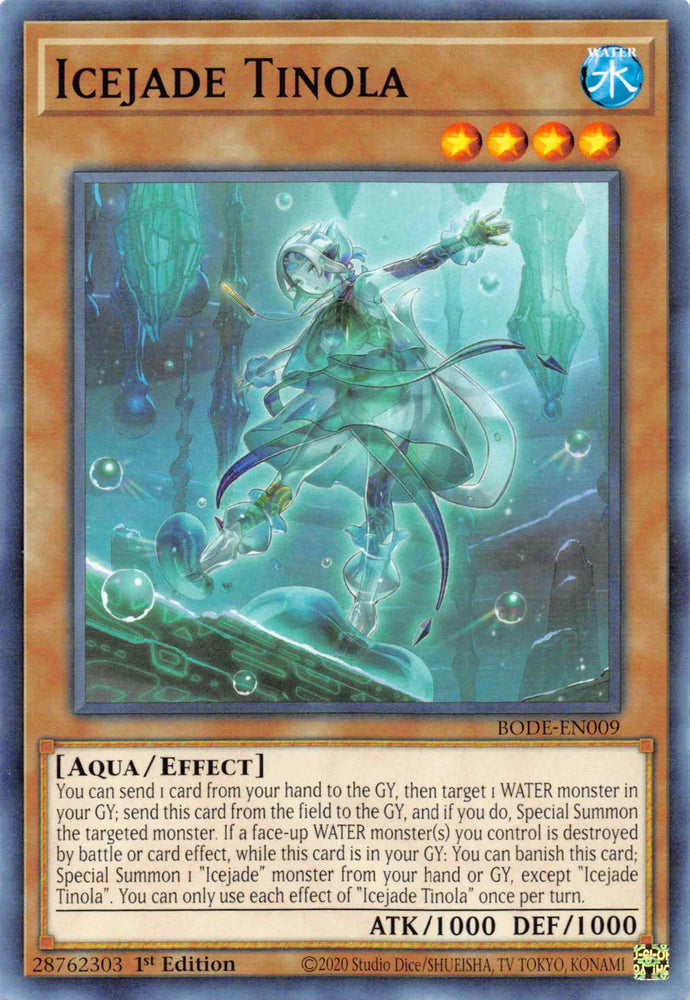 Icejade Tinola [BODE-EN009] Common - Card Brawlers | Quebec | Canada | Yu-Gi-Oh!